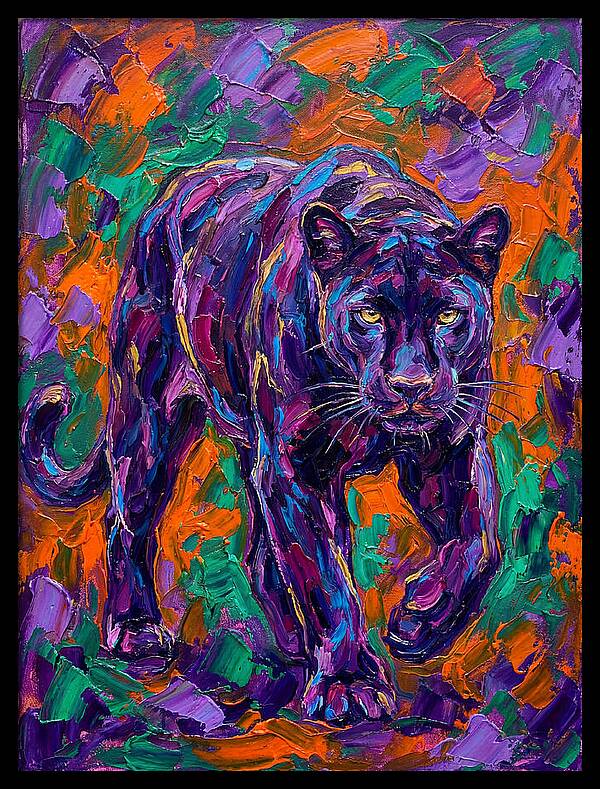Panther In Vibrant Colors