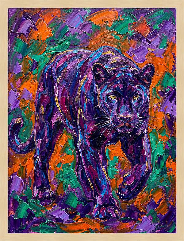 Panther In Vibrant Colors