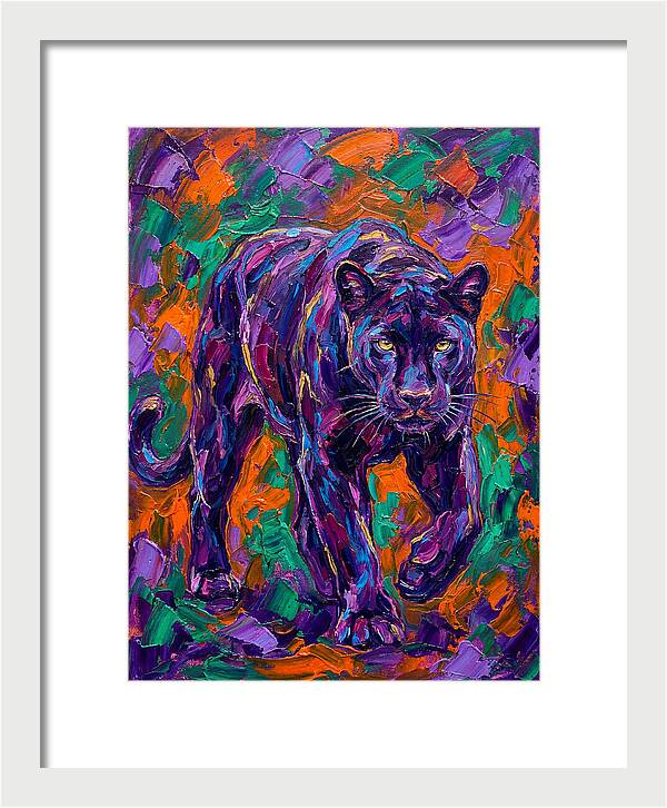 Panther In Vibrant Colors