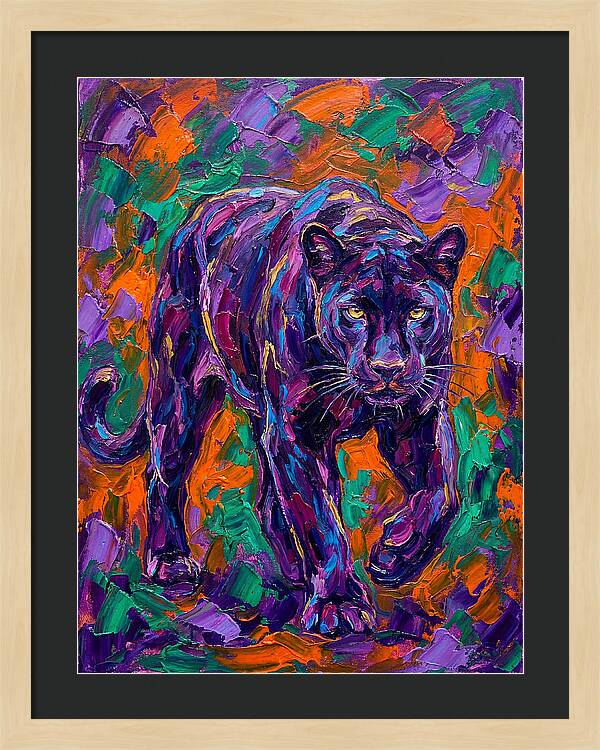 Panther In Vibrant Colors