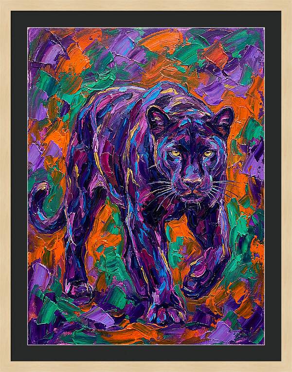 Panther In Vibrant Colors