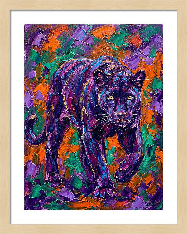 Panther In Vibrant Colors