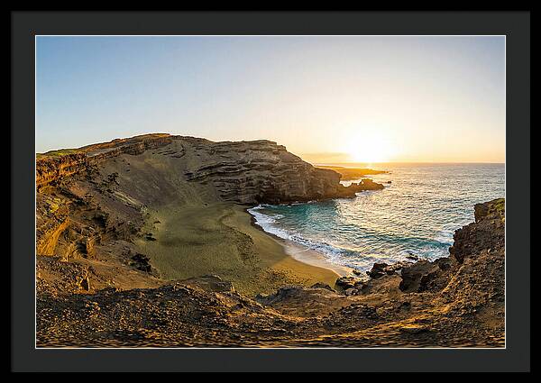 Papakolea Beach Sunset