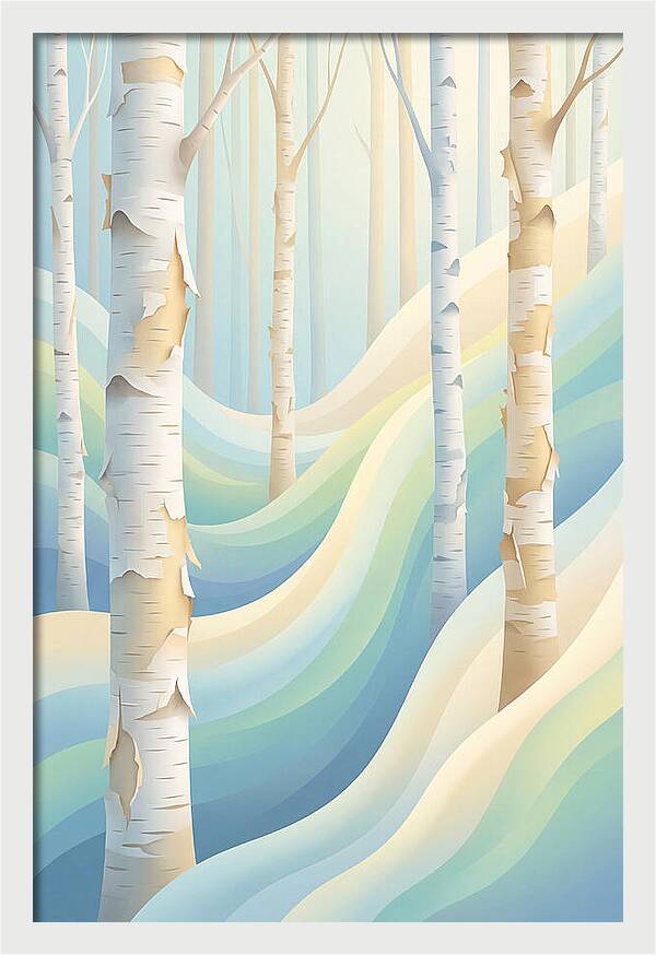 Paper Bark Birch Serenity
