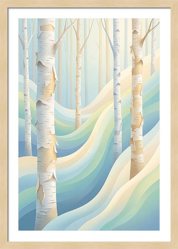 Paper Bark Birch Serenity