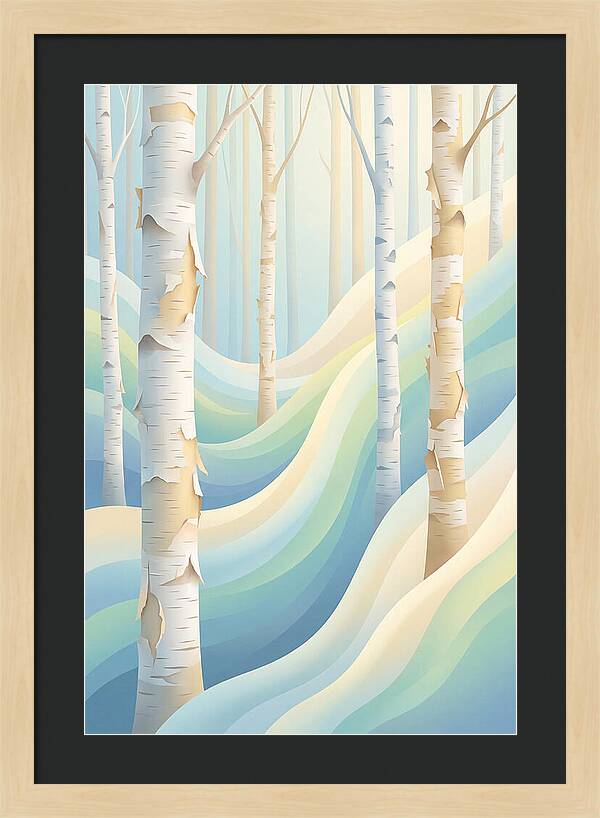 Paper Bark Birch Serenity