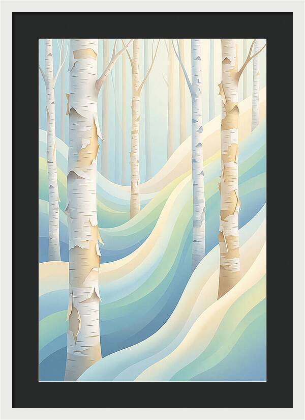 Paper Bark Birch Serenity