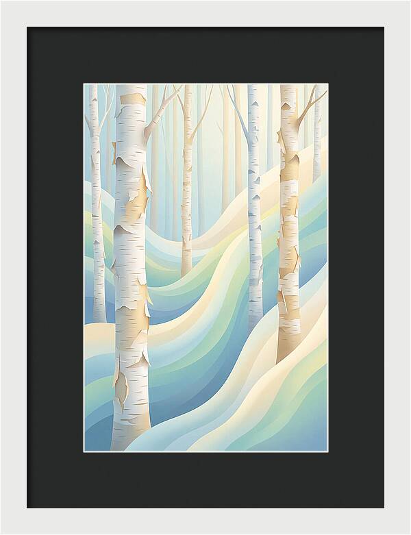 Paper Bark Birch Serenity