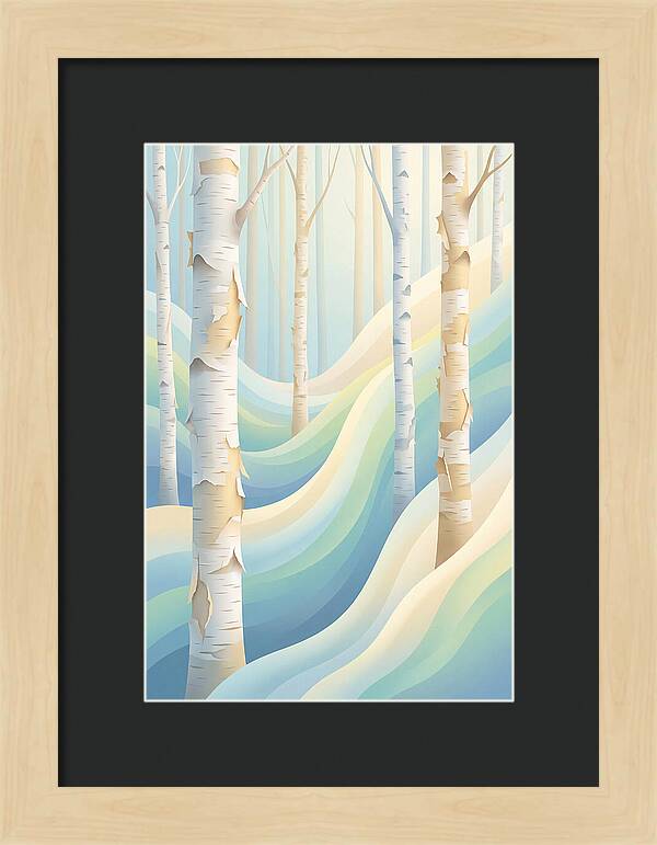 Paper Bark Birch Serenity