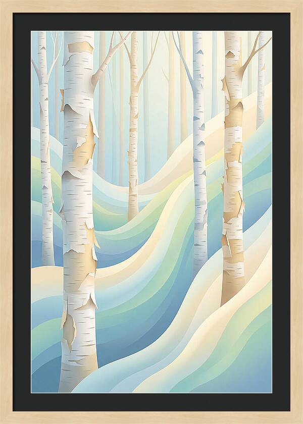Paper Bark Birch Serenity