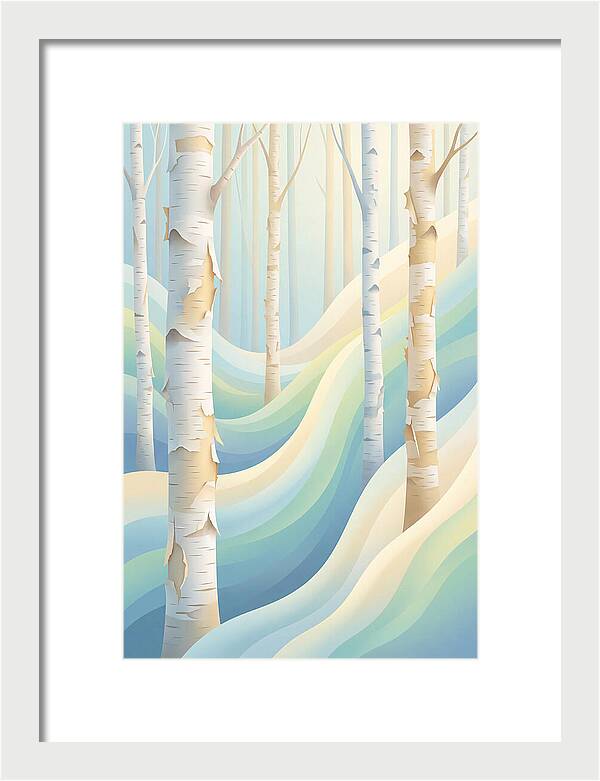 Paper Bark Birch Serenity