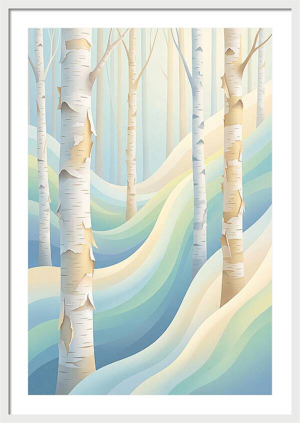 Paper Bark Birch Serenity