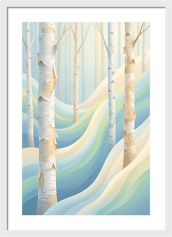 Paper Bark Birch Serenity