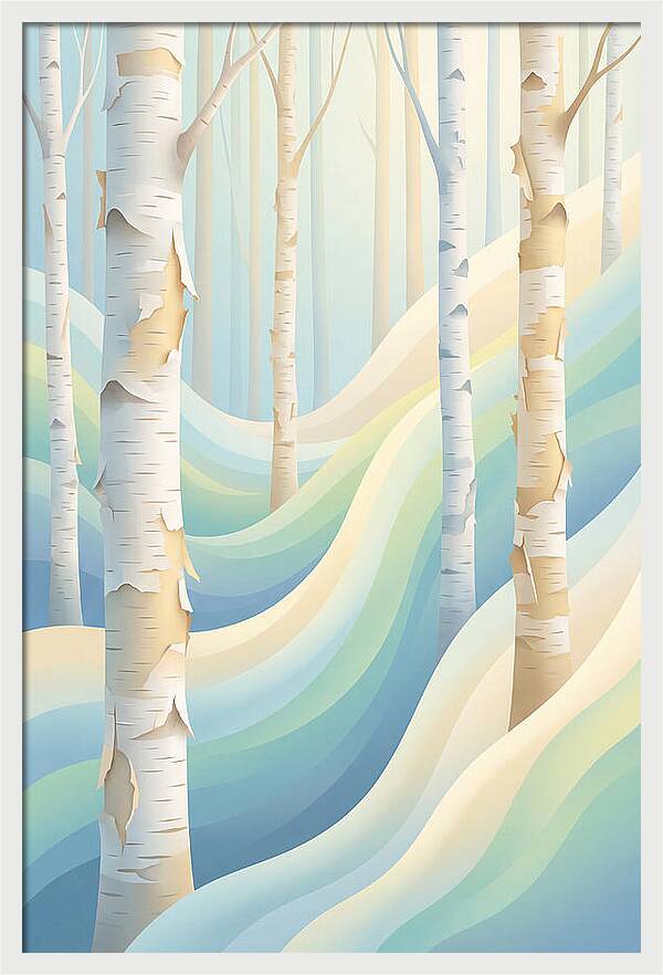 Paper Bark Birch Serenity