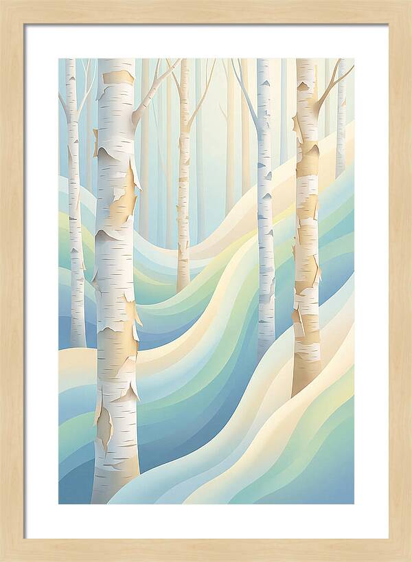 Paper Bark Birch Serenity