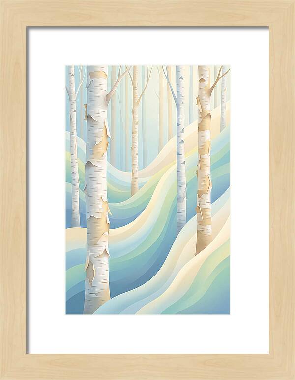 Paper Bark Birch Serenity