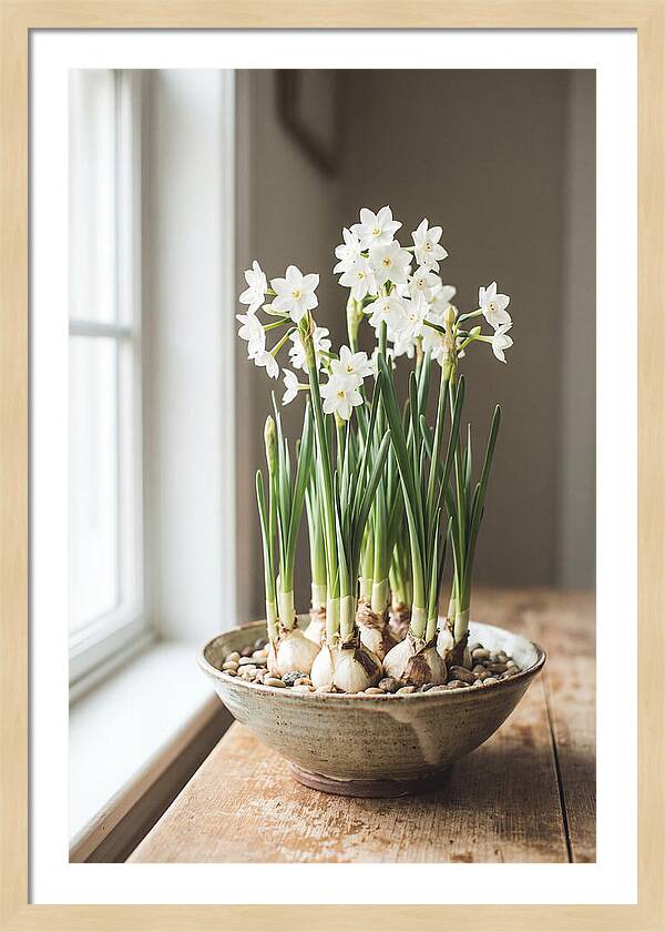 Paperwhite Narcissus In Bloom