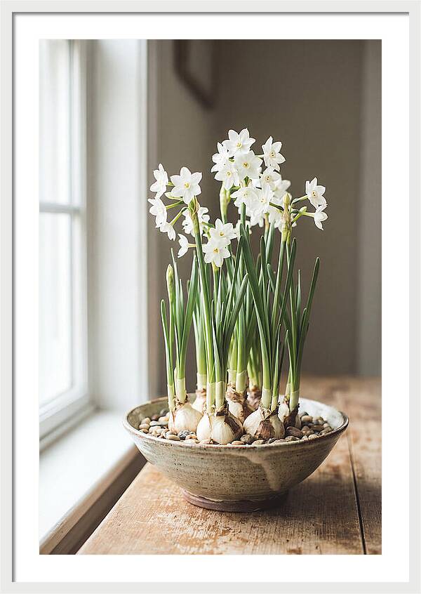 Paperwhite Narcissus In Bloom