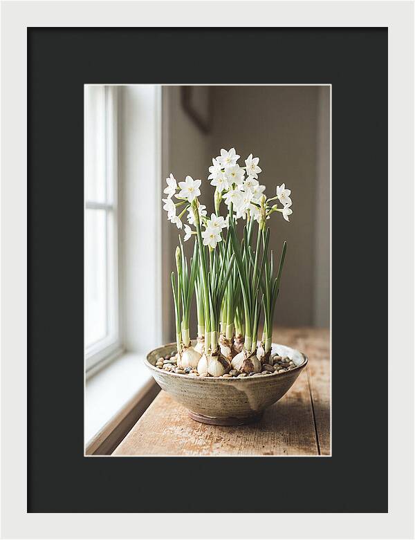 Paperwhite Narcissus In Bloom