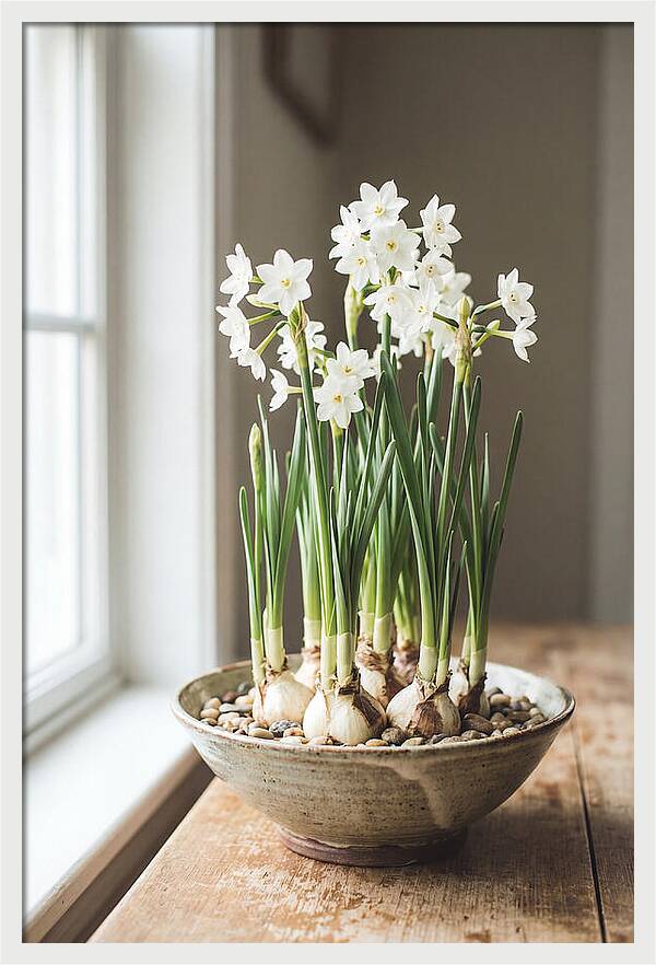 Paperwhite Narcissus In Bloom