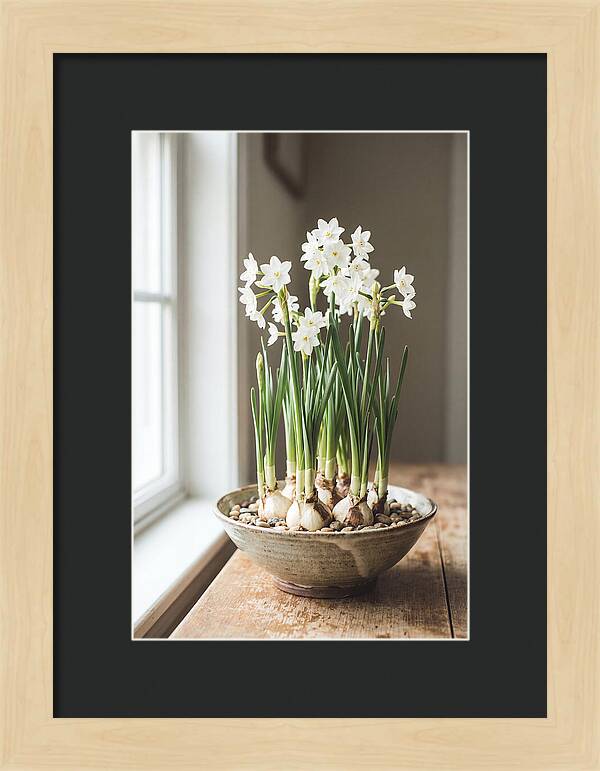 Paperwhite Narcissus In Bloom