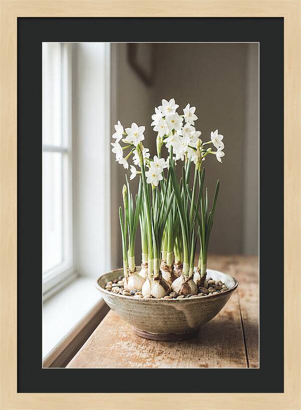 Paperwhite Narcissus In Bloom