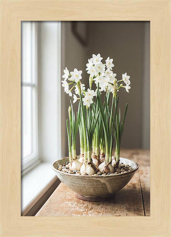 Paperwhite Narcissus In Bloom