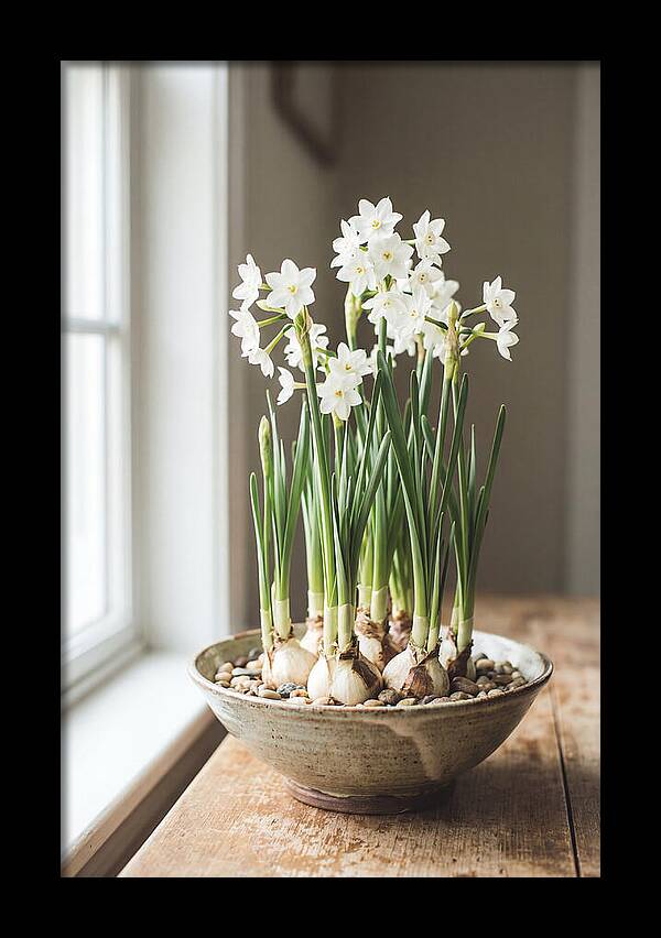 Paperwhite Narcissus In Bloom
