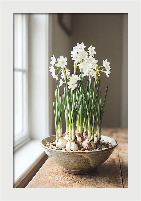 Paperwhite Narcissus In Bloom