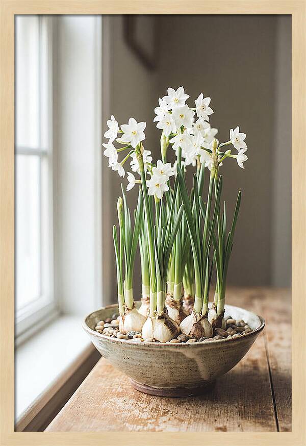 Paperwhite Narcissus In Bloom