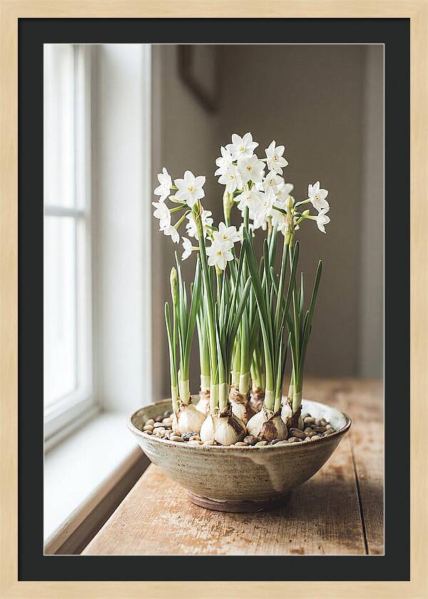 Paperwhite Narcissus In Bloom