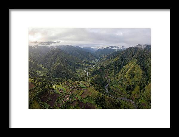 Papua New Guinea Highlands Aerial View