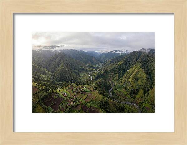 Papua New Guinea Highlands Aerial View