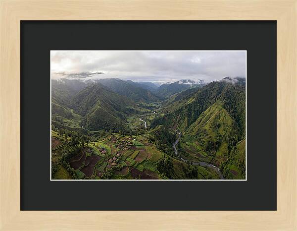 Papua New Guinea Highlands Aerial View