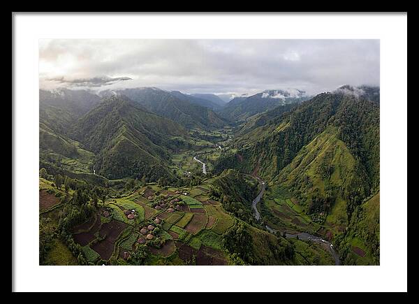 Papua New Guinea Highlands Aerial View