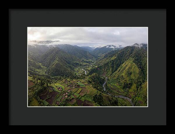 Papua New Guinea Highlands Aerial View
