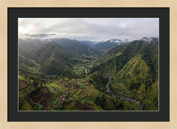 Papua New Guinea Highlands Aerial View