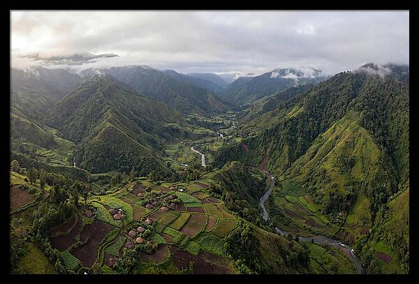Papua New Guinea Highlands Aerial View