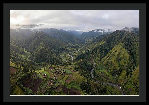 Papua New Guinea Highlands Aerial View