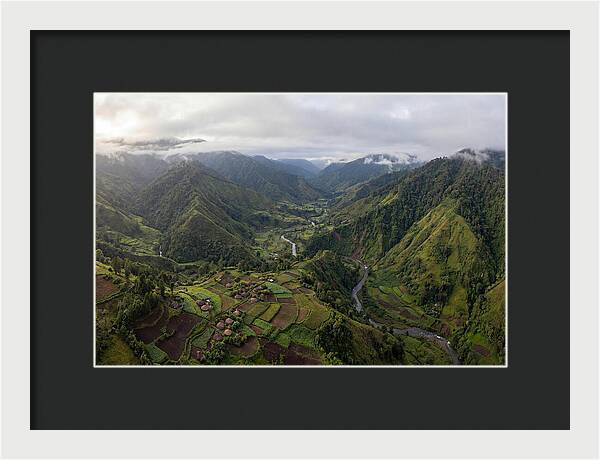 Papua New Guinea Highlands Aerial View