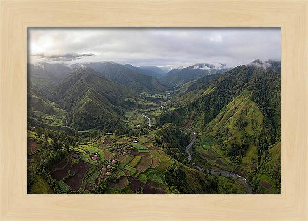 Papua New Guinea Highlands Aerial View