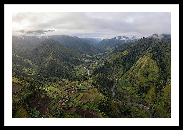 Papua New Guinea Highlands Aerial View