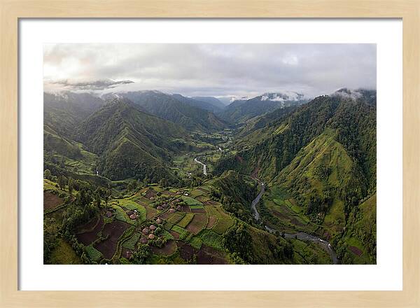 Papua New Guinea Highlands Aerial View