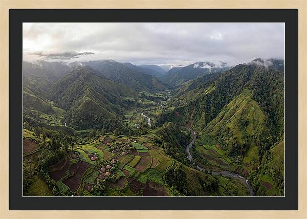 Papua New Guinea Highlands Aerial View