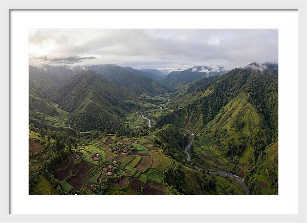 Papua New Guinea Highlands Aerial View