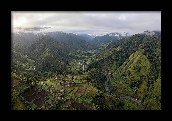 Papua New Guinea Highlands Aerial View