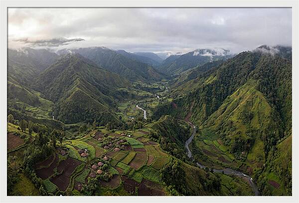 Papua New Guinea Highlands Aerial View