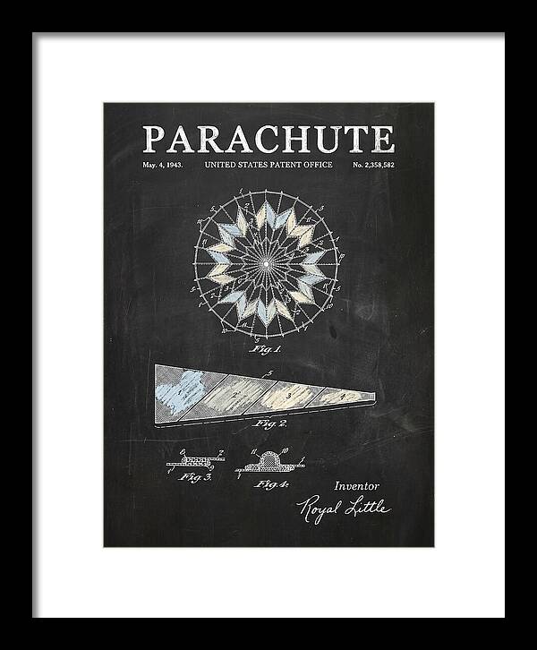 Parachute Chalkboard Patent Us2358582