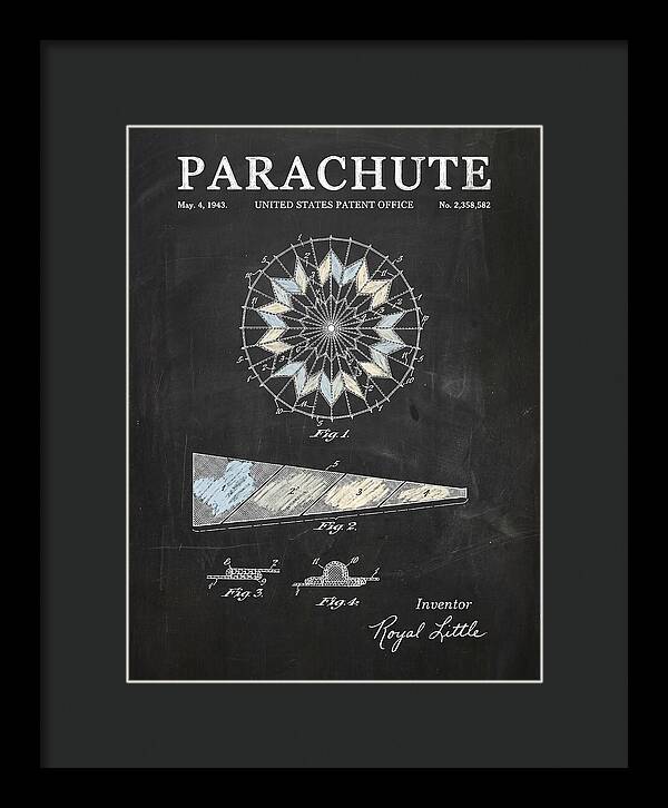 Parachute Chalkboard Patent Us2358582