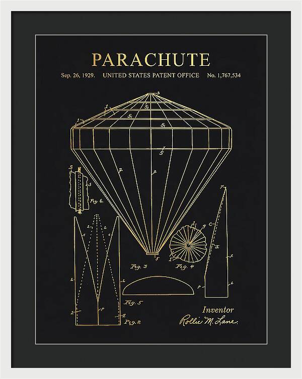 Parachute Gold Patent Us1767534